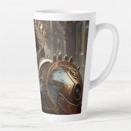 Majestic Regal Steampunk King Latte Tasse