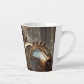 Majestic Regal Steampunk King Small Latte Tasse (Rechts)