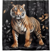 Majestic Regal Tiger Duschvorhang (Vorderseite)