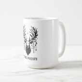 Majestic Reindeer T-Shirt Kaffeetasse (VorderseiteRechts)