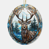 Majestic Rentier - Glass - Weihnachtsschmuck (Links)