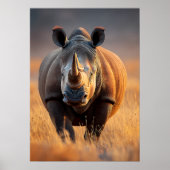 Majestic Rhino Poster (Vorne)