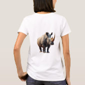 Majestic Rhinoceros Savanna T - Shirt (Rückseite)