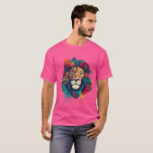 "Majestic Roar - Bold & Artistic T - Shirt" T-Shirt (Vorne ganz)