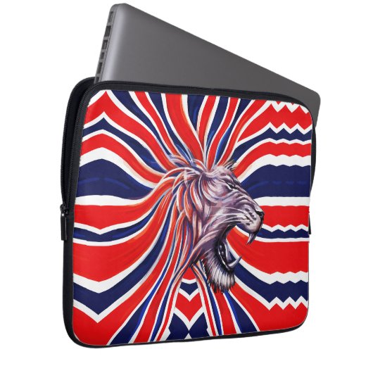 Majestic Roar Laptopschutzhülle (Vorne Rechts)