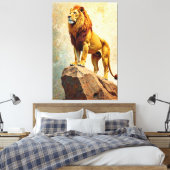 Majestic Roar Leinwanddruck (Insitu (Schlafzimmer))
