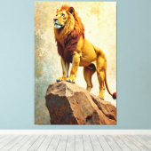 Majestic Roar Leinwanddruck (Insitu (Holzboden))