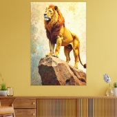 Majestic Roar Leinwanddruck (Insitu (Wohnzimmer))