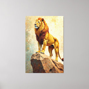 Majestic Roar Leinwanddruck