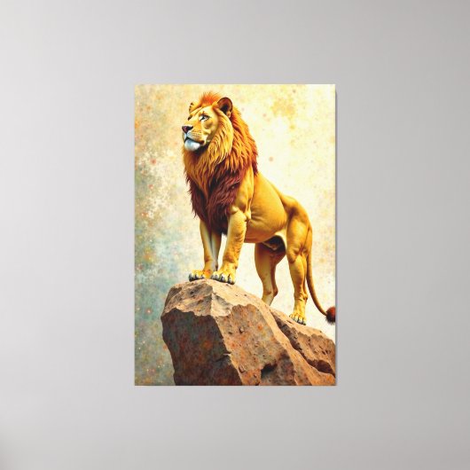 Majestic Roar Leinwanddruck (Vorderseite)