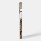 Majestic Roar: Lion Print T-Shirt Case-Mate iPhone Hülle (Rückseite / Links)