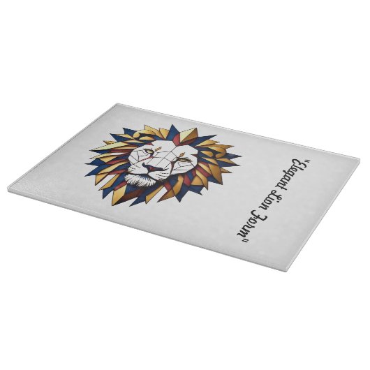 "Majestic Roar" Schneidebrett (Ecke)