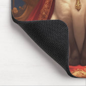 Majestic Royal Siamese Cat Portrait Mousepad (Ecke)
