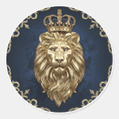 Majestic Runder Aufkleber (Vorderseite)