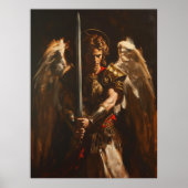 Majestic Saint Michael The Archangel Poster (Vorne)