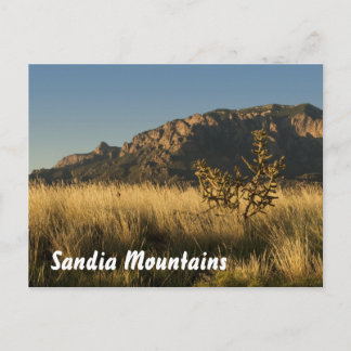 Majestic Sandia Mountains, Albuquerque Postkarte