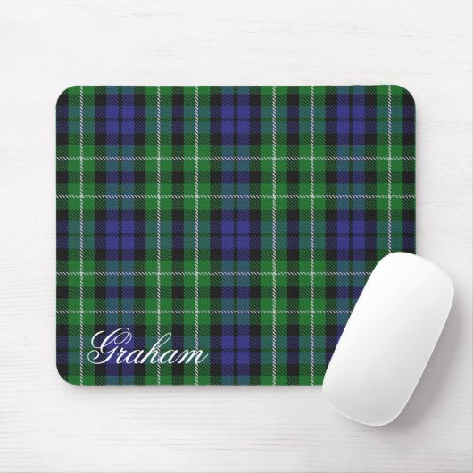 Majestic Scottish Clan Graham Tartan Mousepad (Mit Mouse)