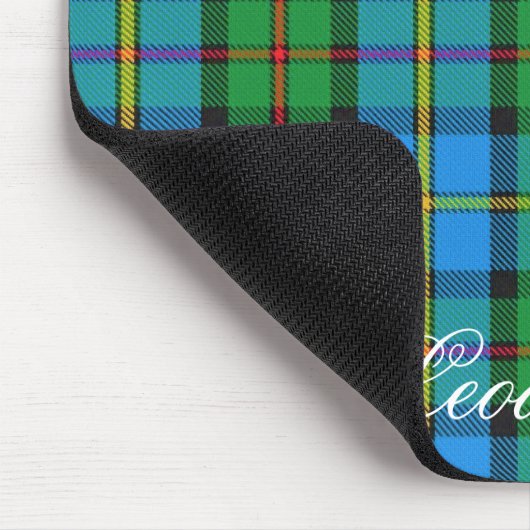 Majestic Scottish Clan MacLeod of Harris Tartan Mousepad (Ecke)