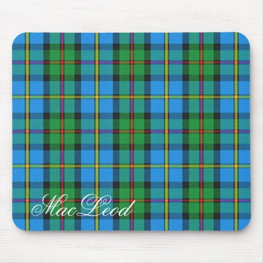 Majestic Scottish Clan MacLeod of Harris Tartan Mousepad (Vorne)