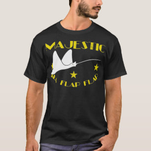 Majestic Sea Flap Sea Animal Lover Manta Ray T-Shirt