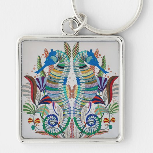 Majestic Seepferde Schlüsselanhänger (Vorne)