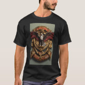 "Majestic Sentinel: The Hawk in Flight" T-Shirt (Vorderseite)