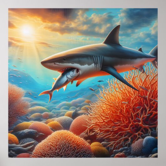 Majestic Shark Poster (Vorne)