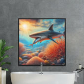 Majestic Shark Poster