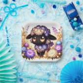 Majestic Sheep Baby Dusche Pappteller (Party)