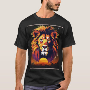 Majestic Silhouette: Löwen T-Shirt