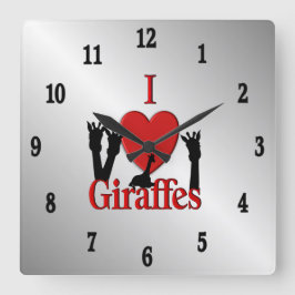 Majestic Smarald Owl römische Zahlen Quadratische Wanduhr