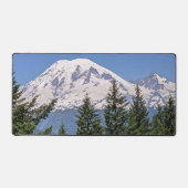 Majestic Snow Covered Mount Rainier Landschaft Schreibtischunterlage (Vorderseite)