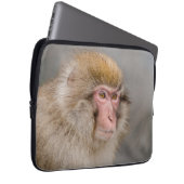 Majestic Snow Monkey: Japanische Fotografie Laptopschutzhülle (Vorne Rechts)