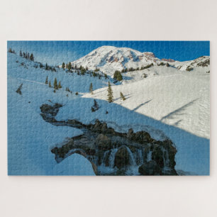 Majestic Snowbound Mt. Rainier Puzzle