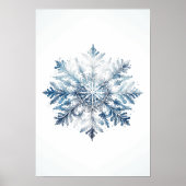 Majestic Snowflake Poster (Vorne)