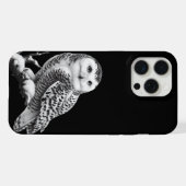 Majestic Snowy Owl durchgeknallt iPhone Hülle (Rückseite (Horizontal))