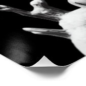 Majestic Snowy Owl durchgeknallt Poster (Ecke)