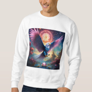 Majestic Soar Crystal Eagle Spirit Teirt Sweatshirt