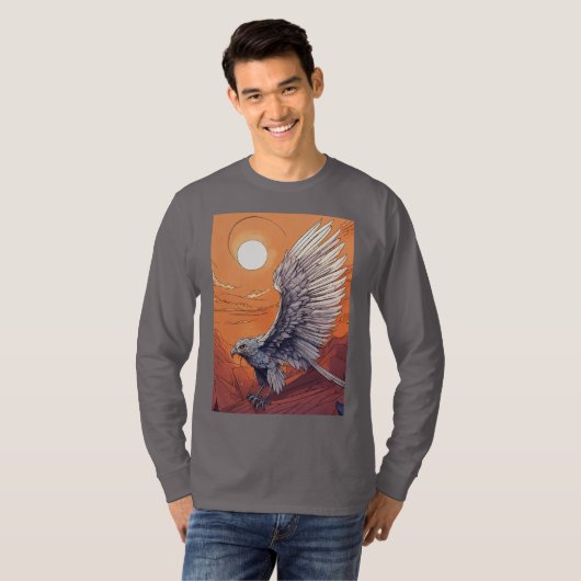 Majestic Soar: Eagle Vision T-Shirt (Vorne ganz)