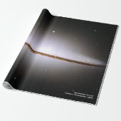 Majestic Sombrero Galaxy Hubble Telescope 2004 Geschenkpapier (Ungerollt)
