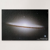 Majestic Sombrero Galaxy Hubble Telescope 2004 Puzzle (Horizontal)