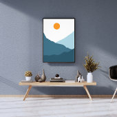 Majestic Sonnenaufgang über den Bergen Fotodruck