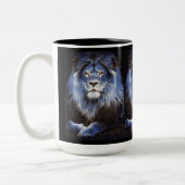 Majestic Sparkle Lions Zweifarbige Tasse (Links)
