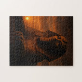 Majestic Sphinx Mystique Alte Sunset Art Puzzle (Horizontal)