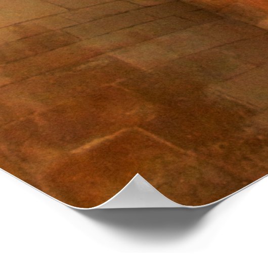 Majestic Sphinx Pyramids Ägyptisches Poster (Ecke)