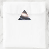 Majestic Spiral Galaxy Print Milky Way Andromeda Dreieckiger Aufkleber (Tasche)