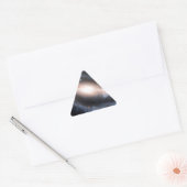 Majestic Spiral Galaxy Print Milky Way Andromeda Dreieckiger Aufkleber (Umschlag)