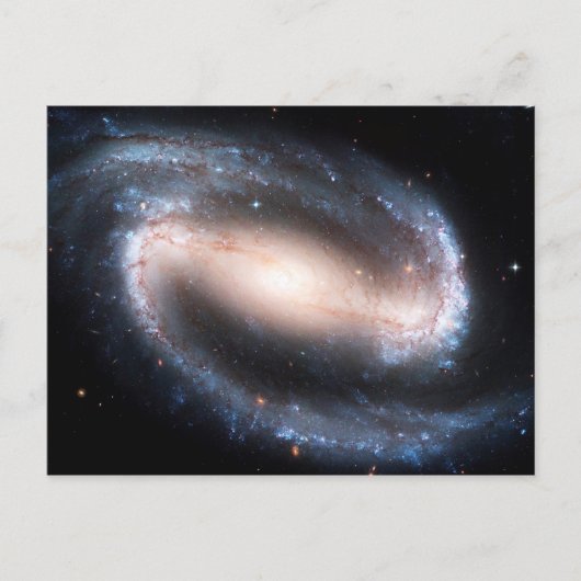 Majestic Spiral Galaxy Print Milky Way Andromeda Postkarte (Vorderseite)