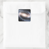 Majestic Spiral Galaxy Print Milky Way Andromeda Quadratischer Aufkleber (Tasche)