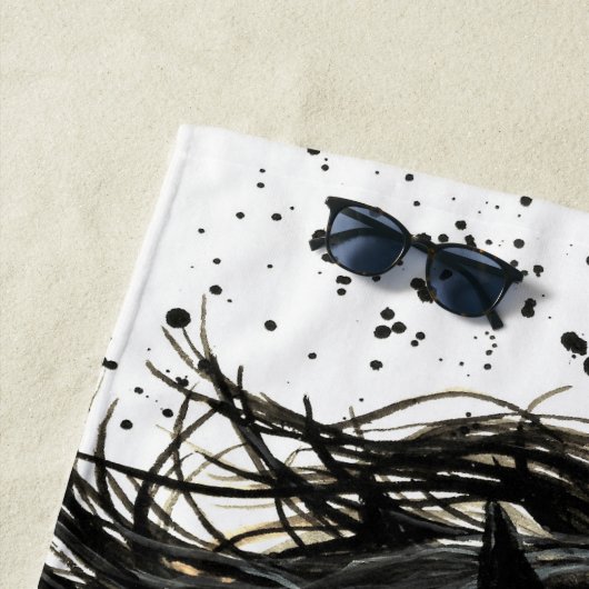 Majestic Spirit Horse Beach by Bihrle Strandtuch (Beispiel)